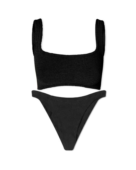 Hunza G Xandra Bikini in Black Lyst