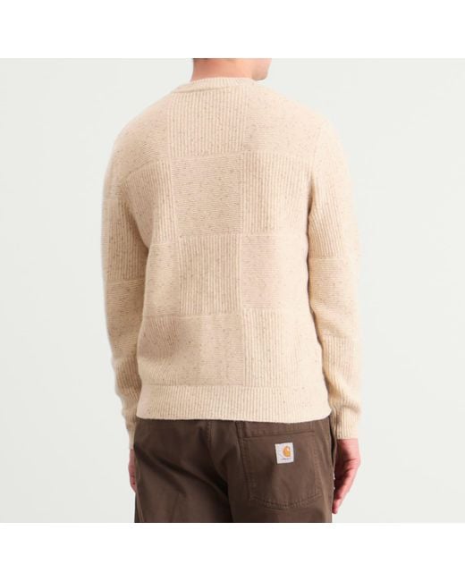 Forét Natural Orbit Jacquard Donegal Jumper for men