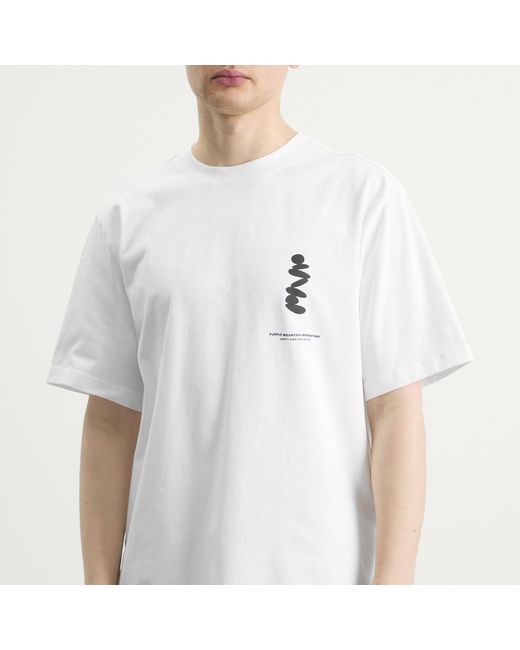 Purple Mountain Observatory White Boulder T-Shirt for men
