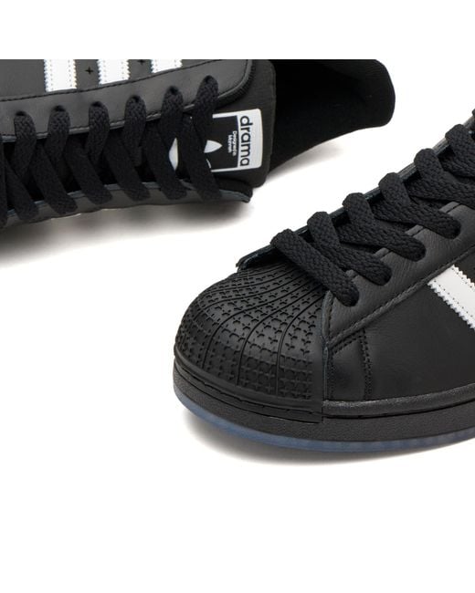 Adidas Black X Drama Call Superstar Sneaker