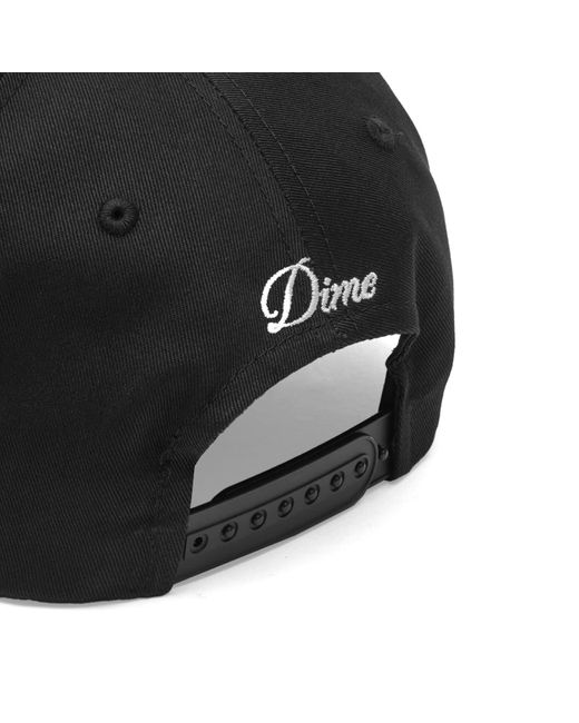 Dime Black D Full Fit Cap for men