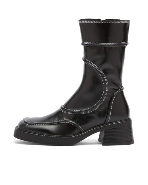 Miista Black Malene Ankle Boots