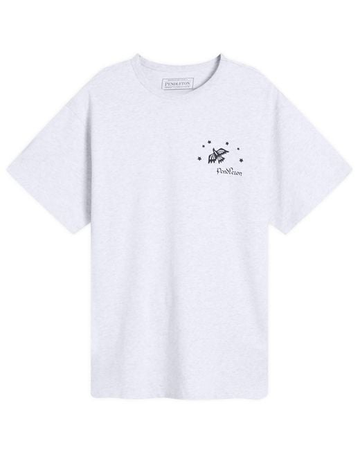 Pendleton White Star Bird T-Shirt for men