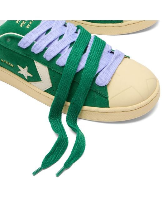 Converse Green X Golf Le Fleur* 1908 Pro Leather Sneaker for men