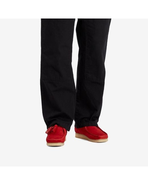 Clarks Red Wallabee for men