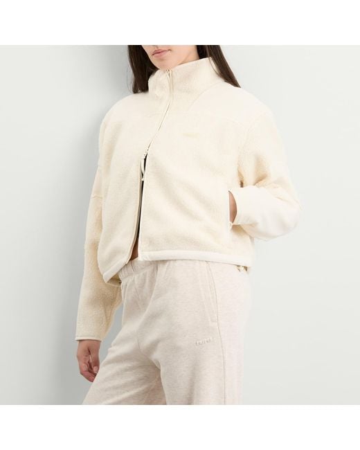 Skims Natural Teddy Sherpa Zip Up