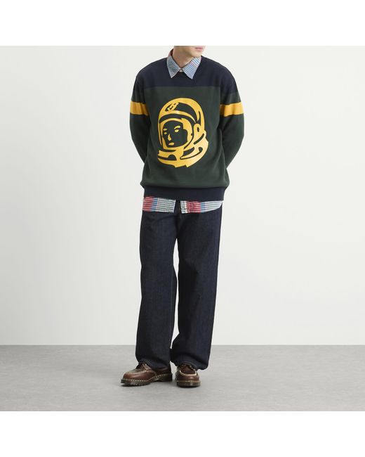 BBCICECREAM Gray Astro Panelled Knit Jumper for men