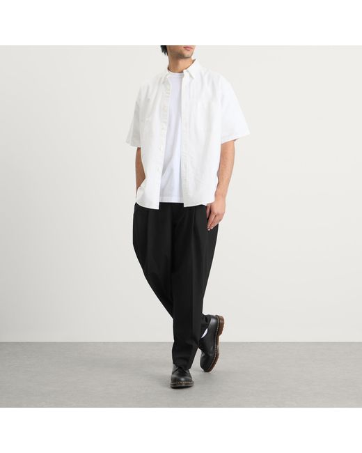 Neighborhood Gray Two Tuck Pants for men