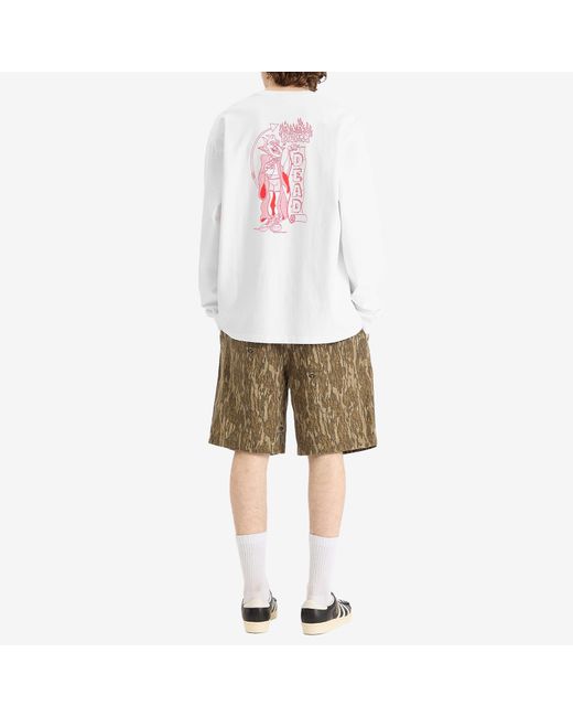 Brain Dead White Judgement Long Sleeve T-Shirt for men