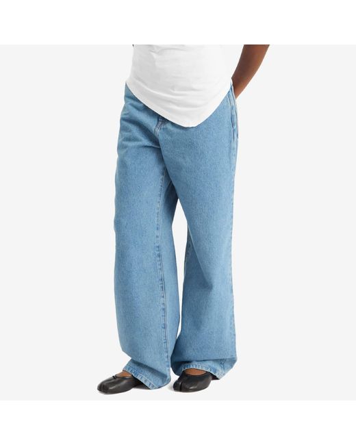 Rohe Blue Baggy Fit Denim Jeans