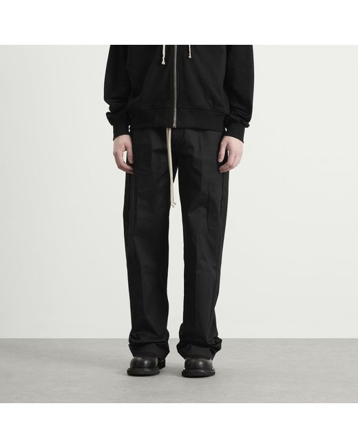 Rick Owens Black Dietrich Drawstring Pant for men