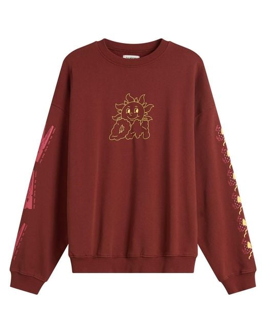 Damson Madder Red Sundried Washing Line Sweatshirt