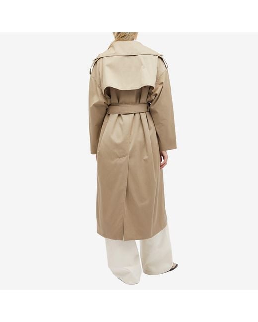 Max Mara Natural Salpa Trench Coat Jacket