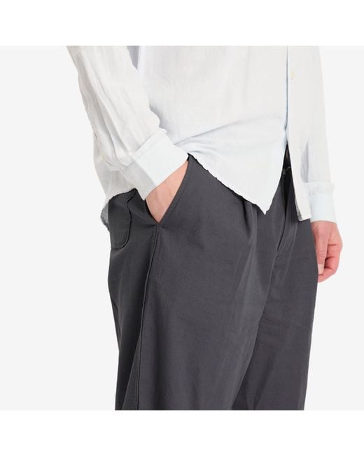 Folk Gray Wide Fit Trouser for men