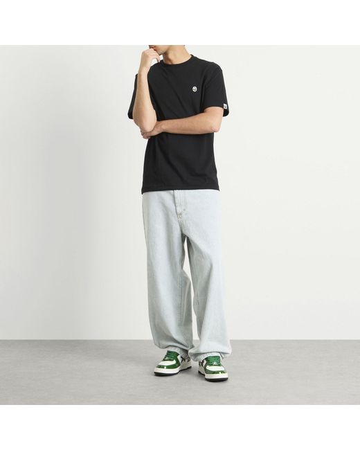 A Bathing Ape Black Abc Camo One Point Tee for men