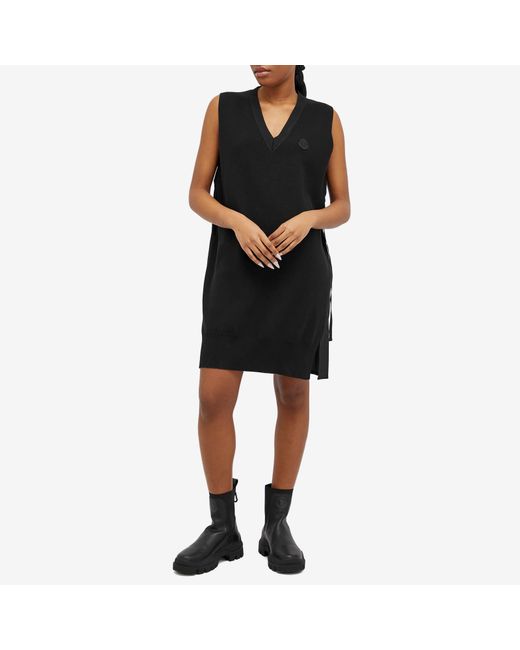 Moncler Black Knitted Dress