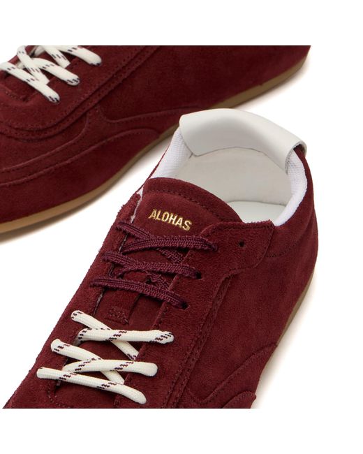 Alohas Red Tb 24 Suede Sneakers