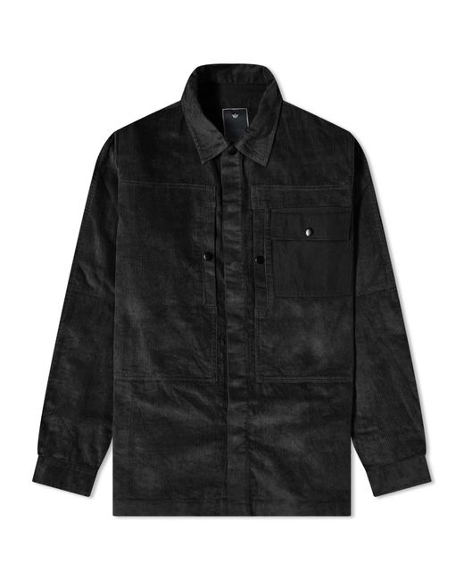 Maharishi Black Hemp Cord Overshirt for men