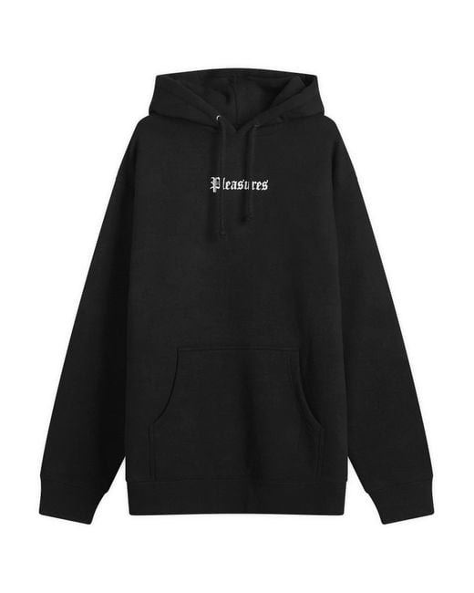 Pleasures Black Burn Again Hoodie for men