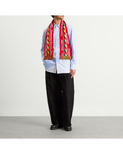 Comme des Garçons Red Scarf for men