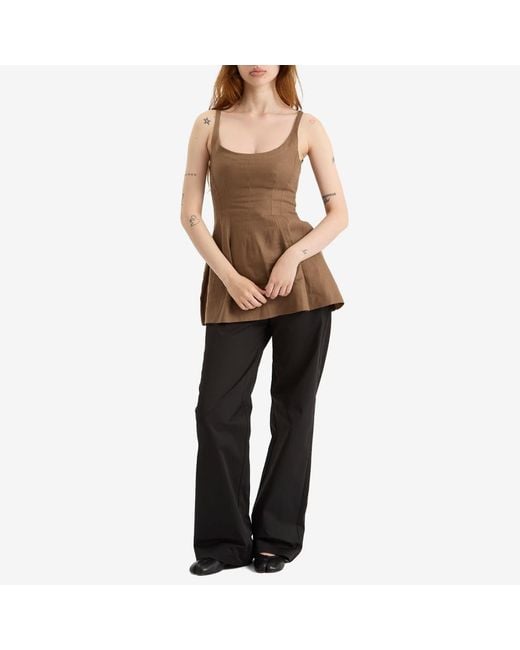 Faithfull The Brand Brown Syna Top