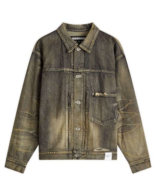 Neighborhood Savage Denim Type-1 Jacket in Green for Men | Lyst Neighborhood Savage Denim Type-1 Jacket in Green for Men | Lyst