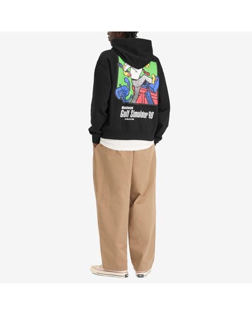 METALWOOD STUDIO Black Simulator 98 Hoodie for men