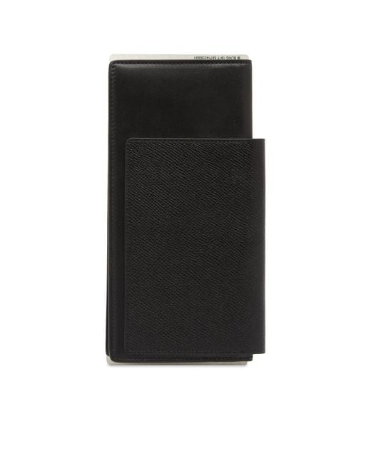 Balenciaga Black Passport Zip Wallet for men