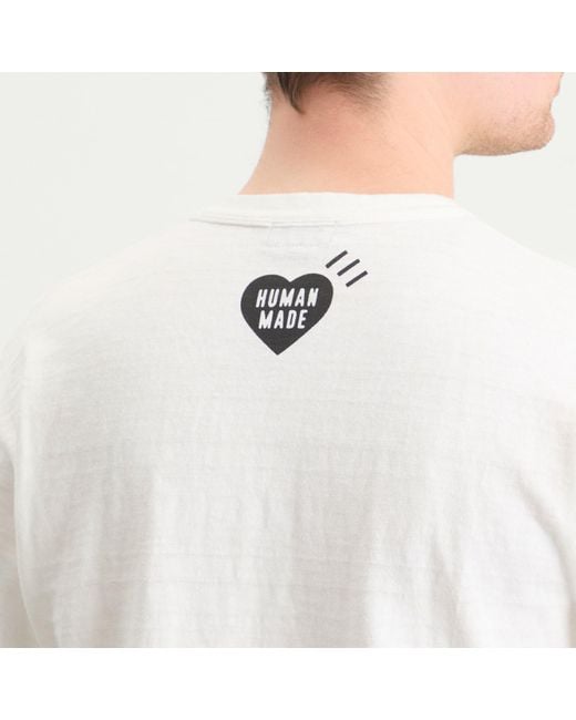 Human Made White Dog Overalls T-Shirt for men