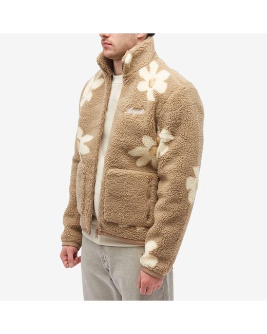 Axel Arigato Natural Billie Flower Fleece Jacket for men