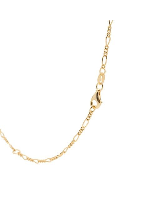 Serge Denimes Metallic Moss Agate Necklace for men