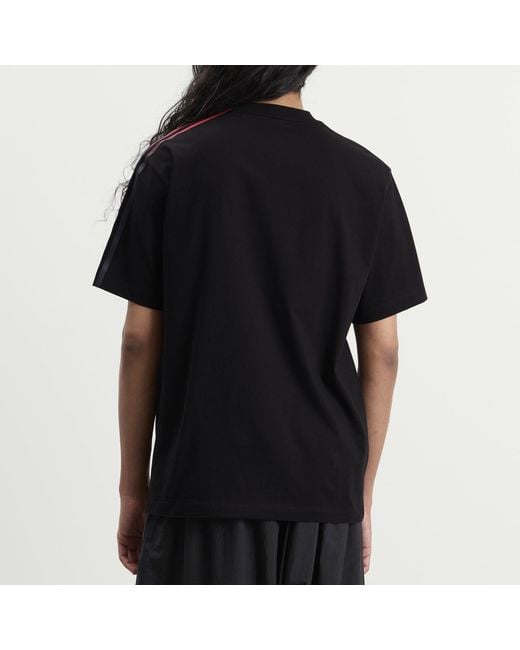 Y-3 Black Gradient Stripes T-Shirt for men