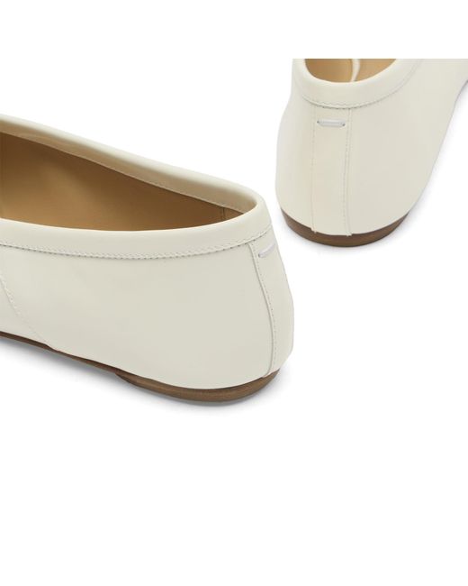Maison Margiela Metallic Tabi Ballerinas