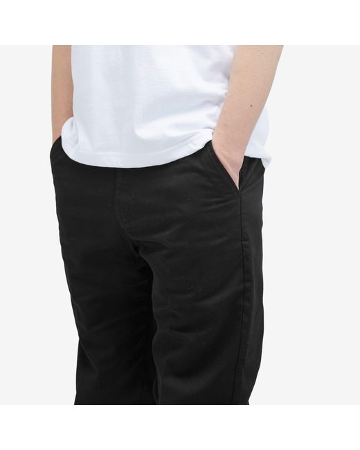 Percival Black Stay Press Auxillary Trousers for men