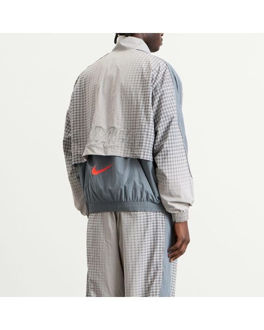 Nike Gray X Palace England Track Jacket for men