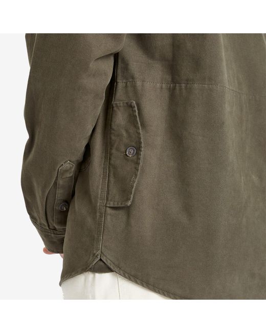 Dubbleware Green Westford Pullover Shirt for men