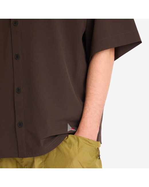 Roa Brown Dot Air Shirt for men