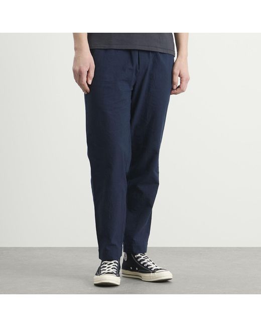 Folk Blue Drawcord Assembly Pant for men