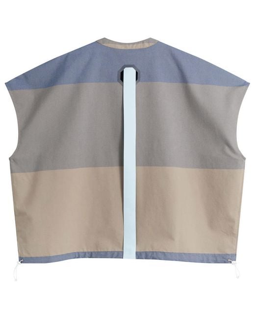 EBIT Gray Patchwork Gilet for men