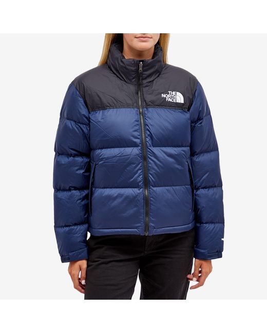 The North Face Blue 1996 Retro Nuptse Brand-embroidered Regular-fit Shell-down Jacket