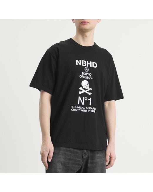 Neighborhood Black Ss-8 T-Shirt for men