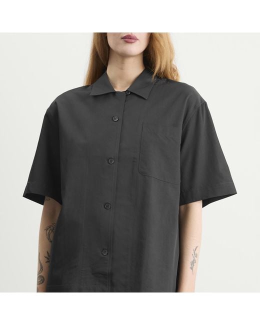 Studio Nicholson Black Short Sleeve Shirt