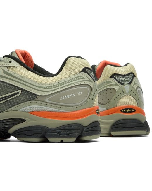 Saucony Green Progrid Omni 9 Sneaker for men