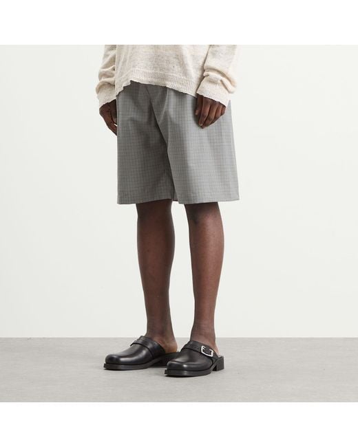 Our Legacy Gray Ponte Shorts for men