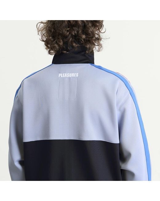 Pleasures Blue X Oasis Forever Track Jacket for men