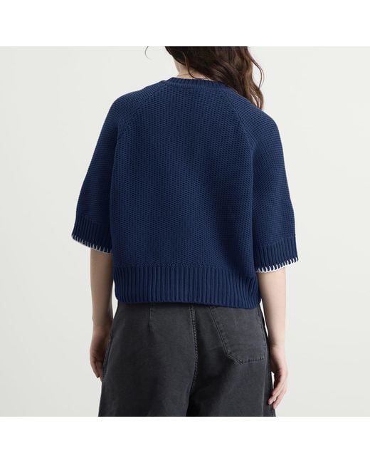 YMC Blue Kwai Cardigan