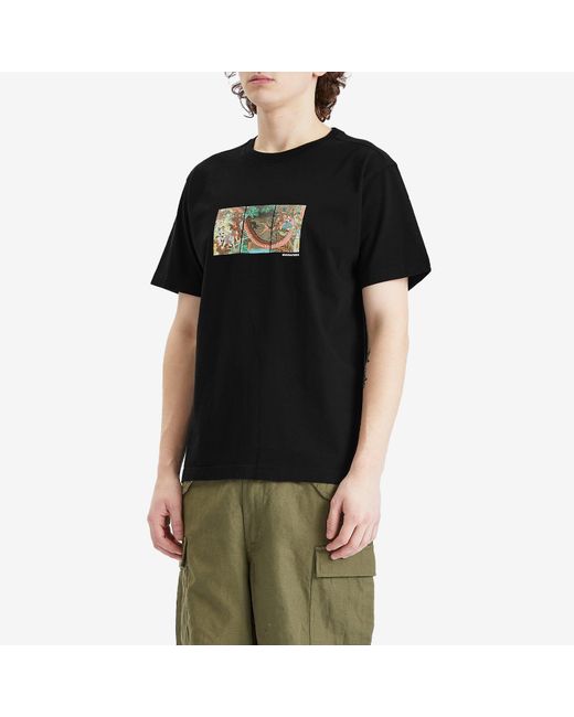 Maharishi Black Snake Triptych T-Shirt for men