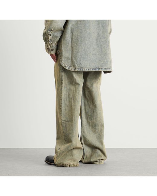 Entire studios Green Dem Loose Jeans for men