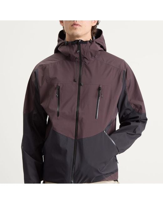 Purple Mountain Observatory Brown Anvil Shell Jacket for men