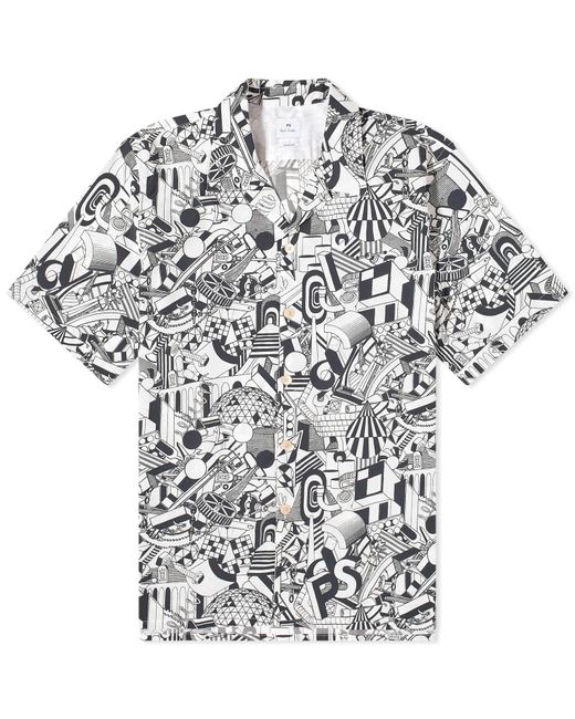 Paul Smith Black Jack'S World Vacation Shirt for men